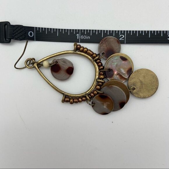 🍭6/$30 Speckled teardrop dangle earrings - Picture 5 of 8